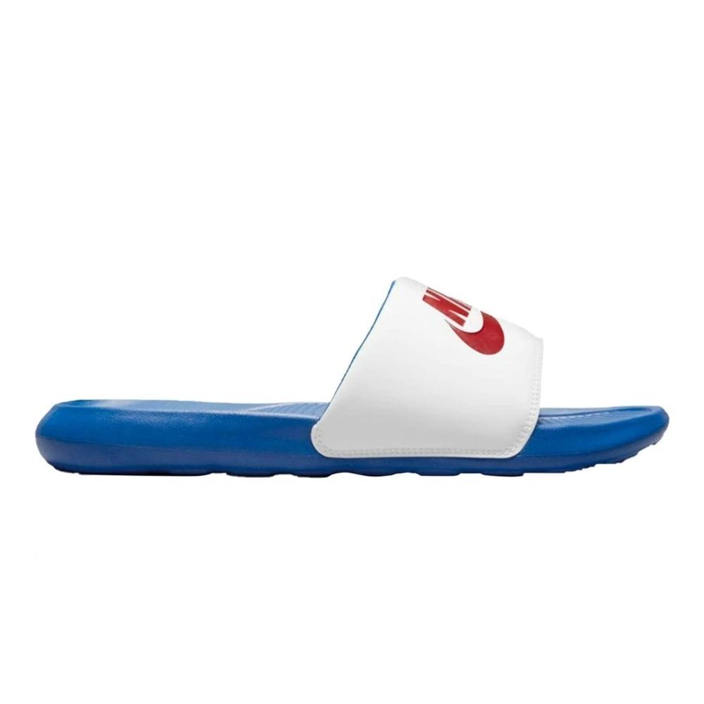 Nike Victori One Slide- White/University Red